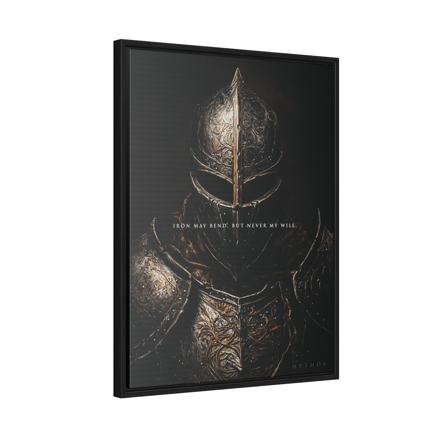 'IRON MAY BEND, BUT NEVER MY WILL' - Mythos Voices Canvas