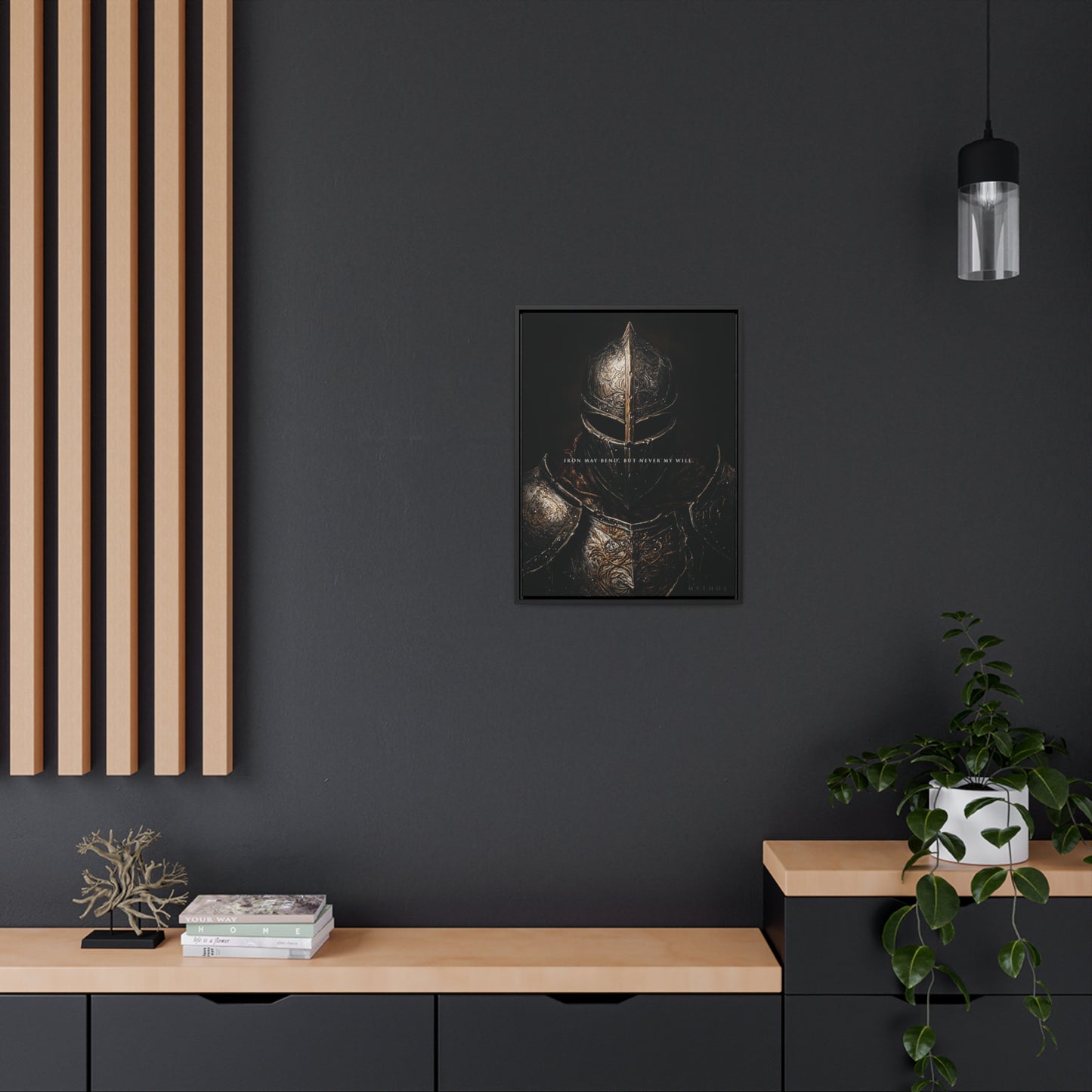 'IRON MAY BEND, BUT NEVER MY WILL' - Mythos Voices Canvas